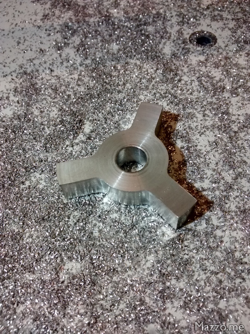 Fresatura trocoidale alluminio con MPCNC