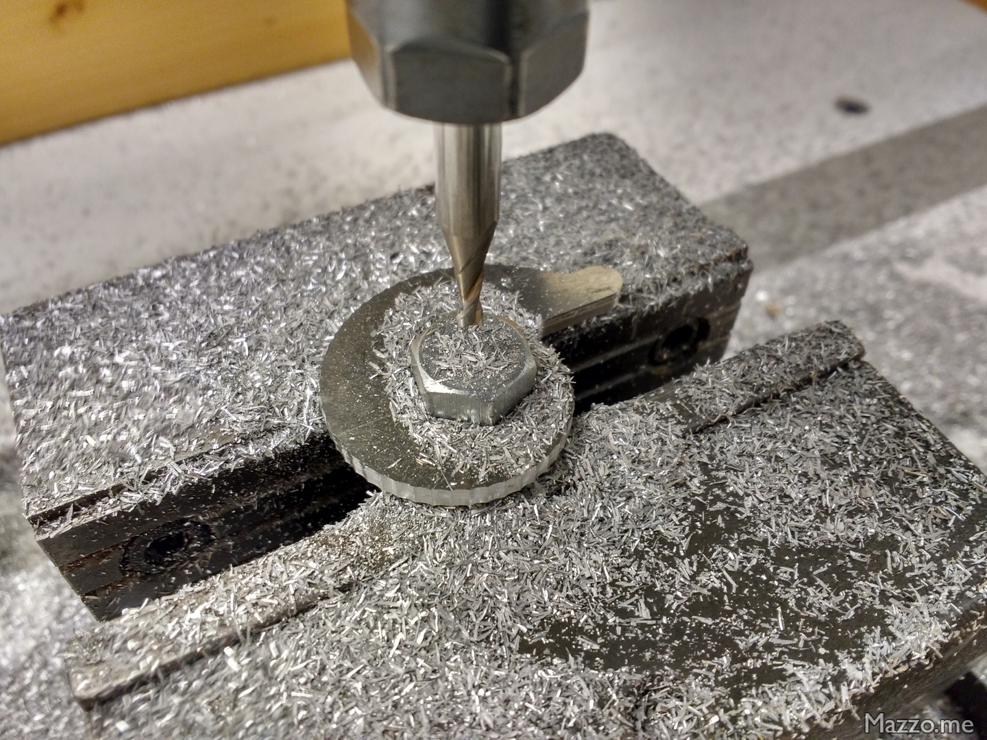 Fresatura trocoidale lamiera di alluminio con MPCNC