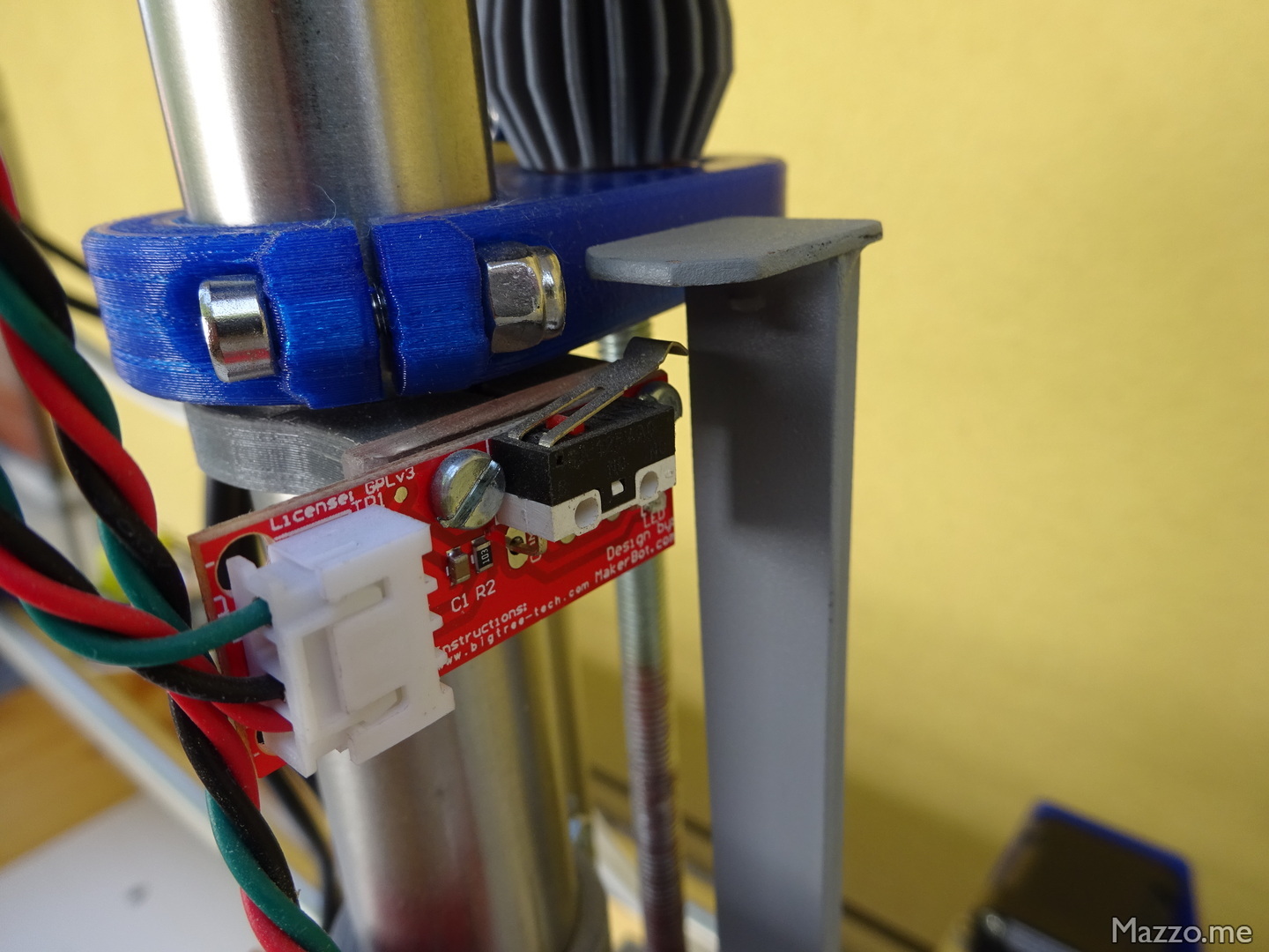 Finecorsa superiore asse Z