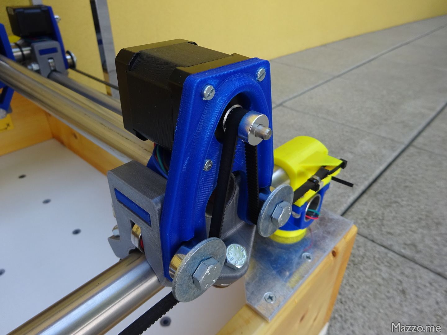 Motore e carrello asse X