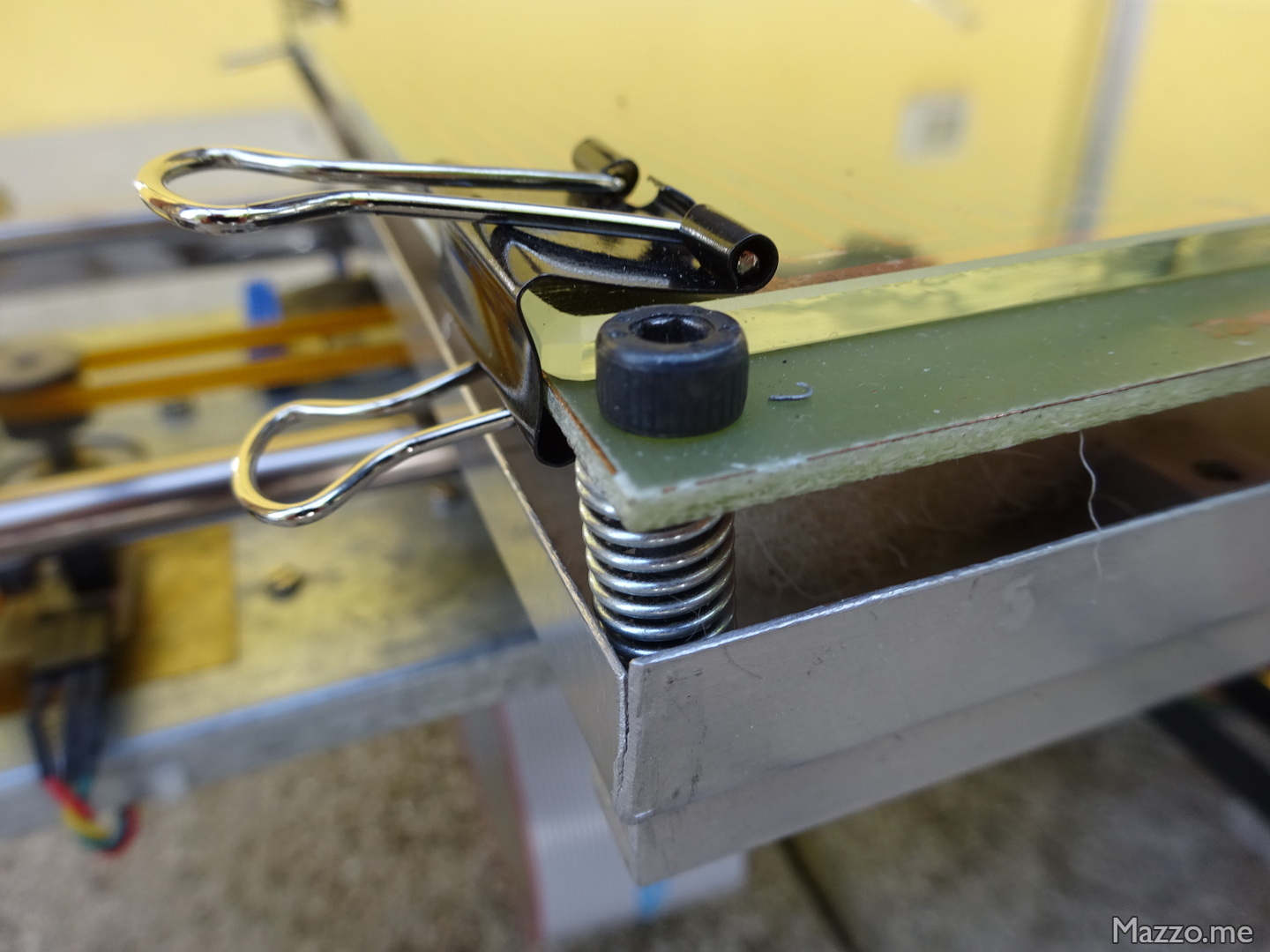 Livellamento piano di stampa