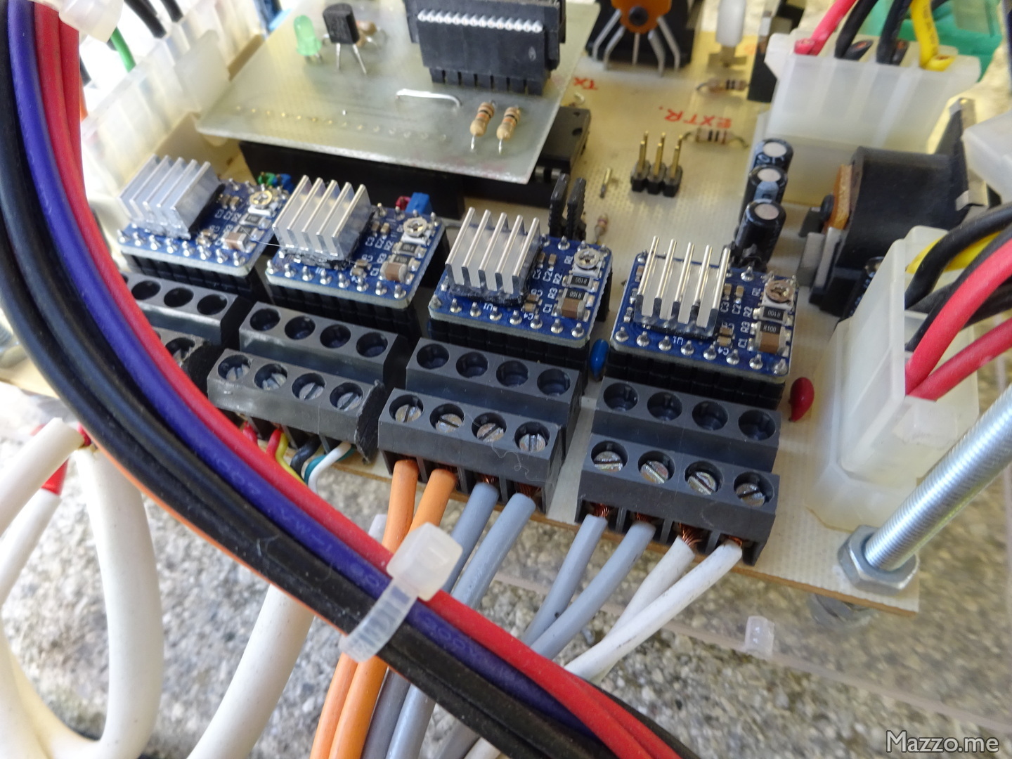 Elettronica con driver DRV8825